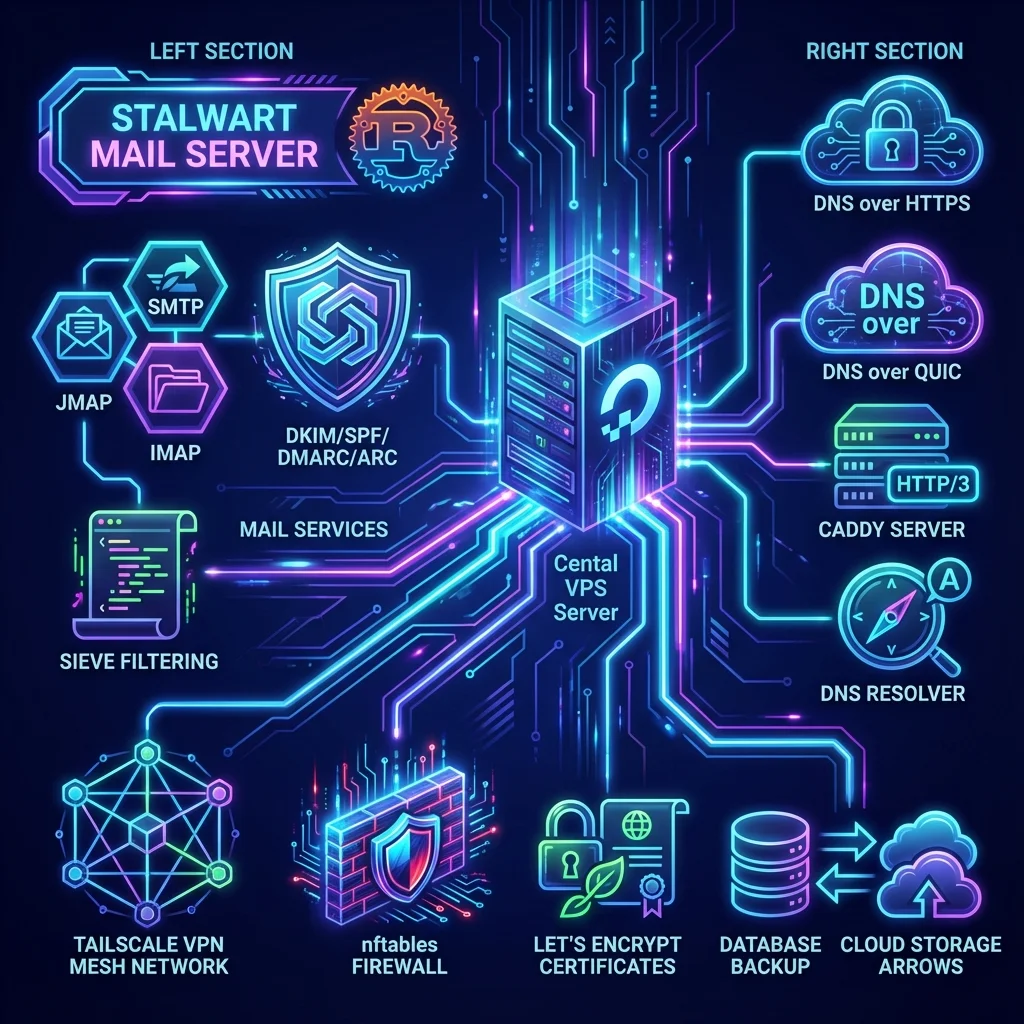 Self-Hosted Mail & DNS Infrastructure