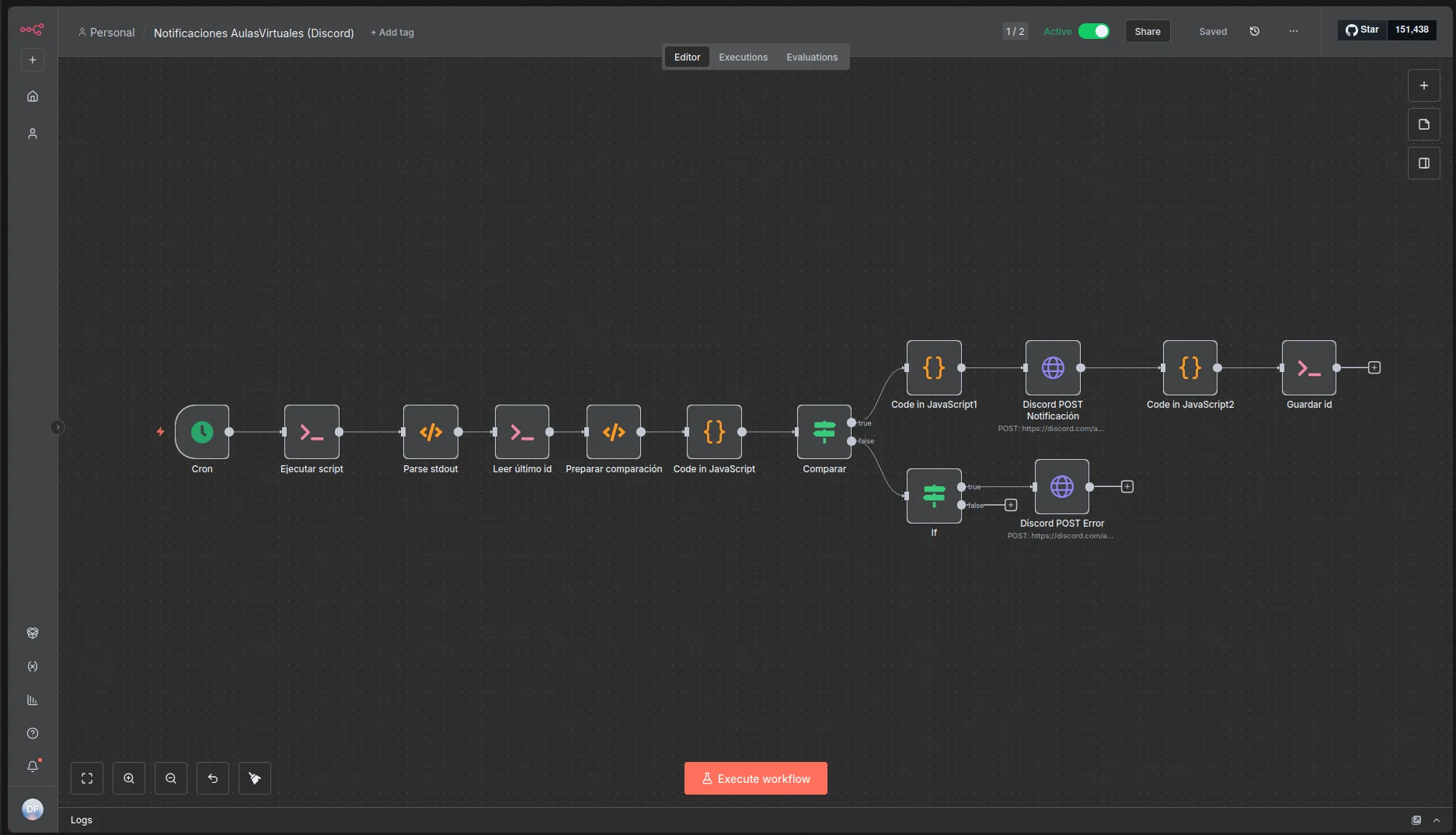Virtual Classroom Notification Automation